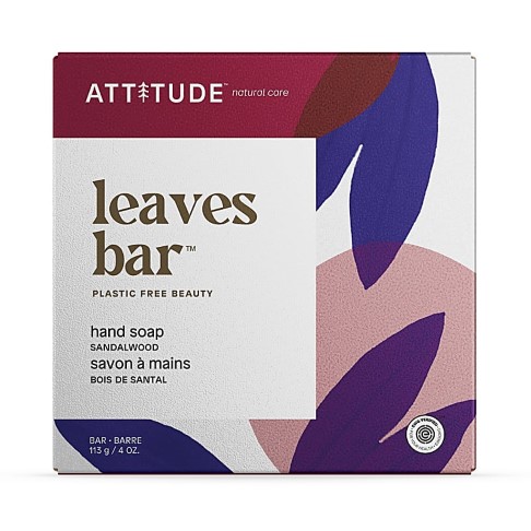 Bild von Attitude Leaves Bar Handsoap Sandalwood - Handseife