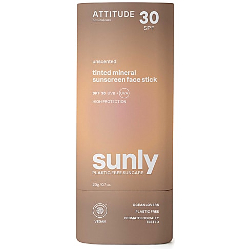 Attitude Sunly Tinted Face Stick SPF30 - Parfümfrei