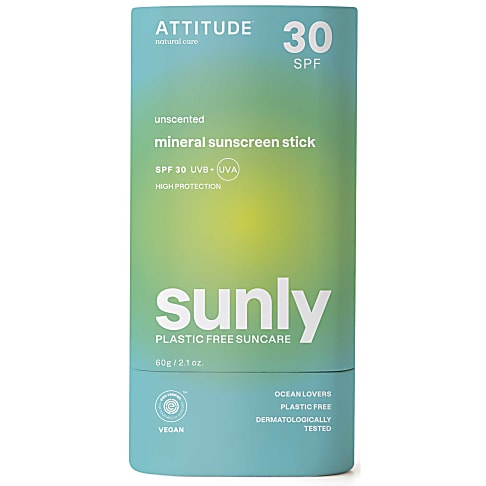 Attitude SUNLY Sonnenschutz-Stick SPF 30 - Parfümfrei