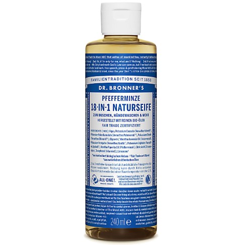 Bild von Dr. Bronner's Pfefferminze 18-in-1 Naturseife 240 ml