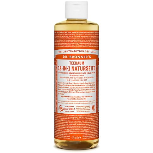 Bild von Dr. Bronner's Teebaum 18-in-1 Naturseife 475 ml