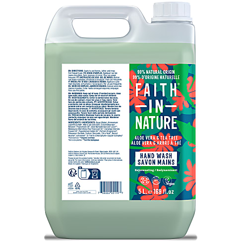 Faith in Nature Aloe Vera & Tea Tree Handseife - 5L