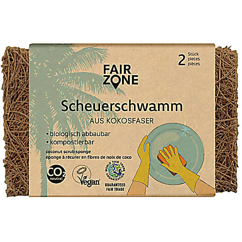 Fair Zone Scheuerschwamm aus Kokosfaser